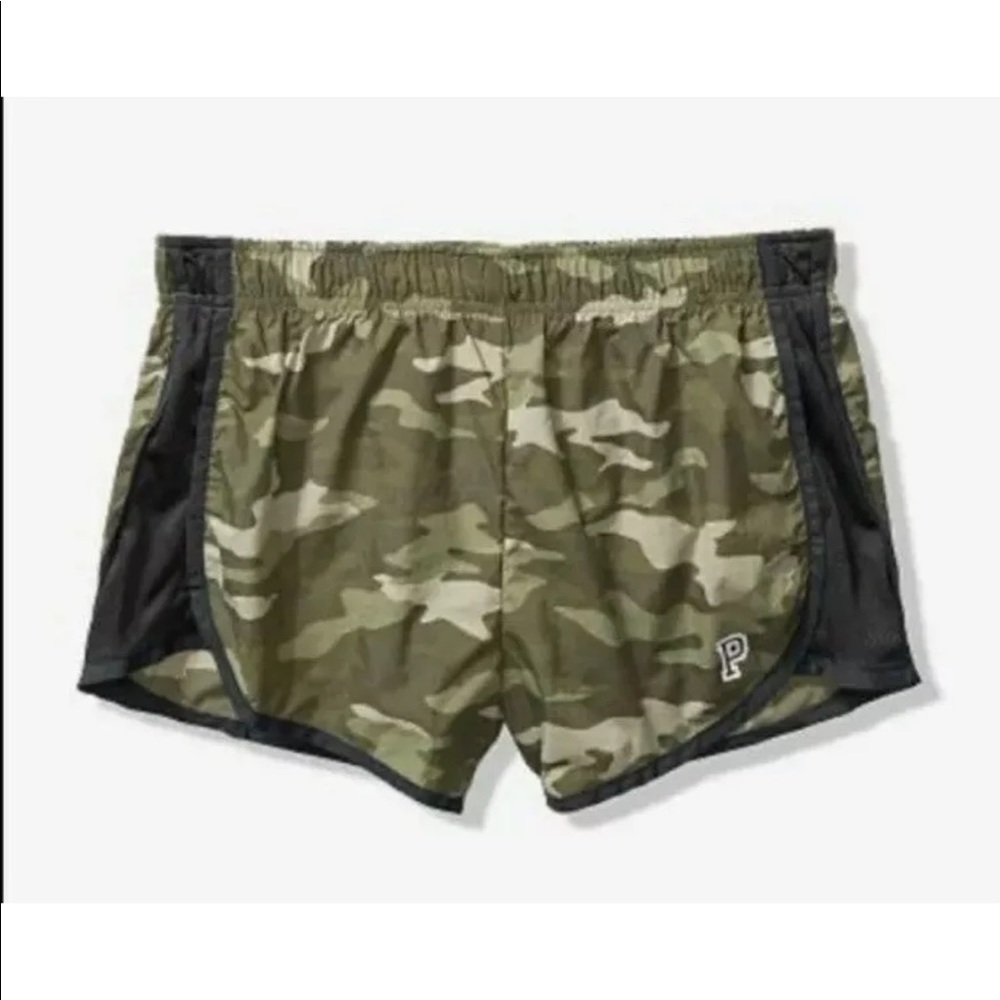 PINK SPORT CAMO SHORTS NWT - Picture 2 of 7